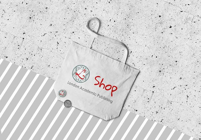 Shopping bag with the logo of London Academic Publishing